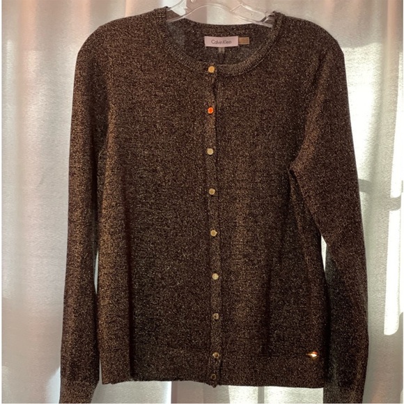 NWT Sparkle Calvin Klein Lux Sweater - Picture 1 of 3